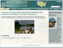 Tablet Screenshot of derekassociates.com